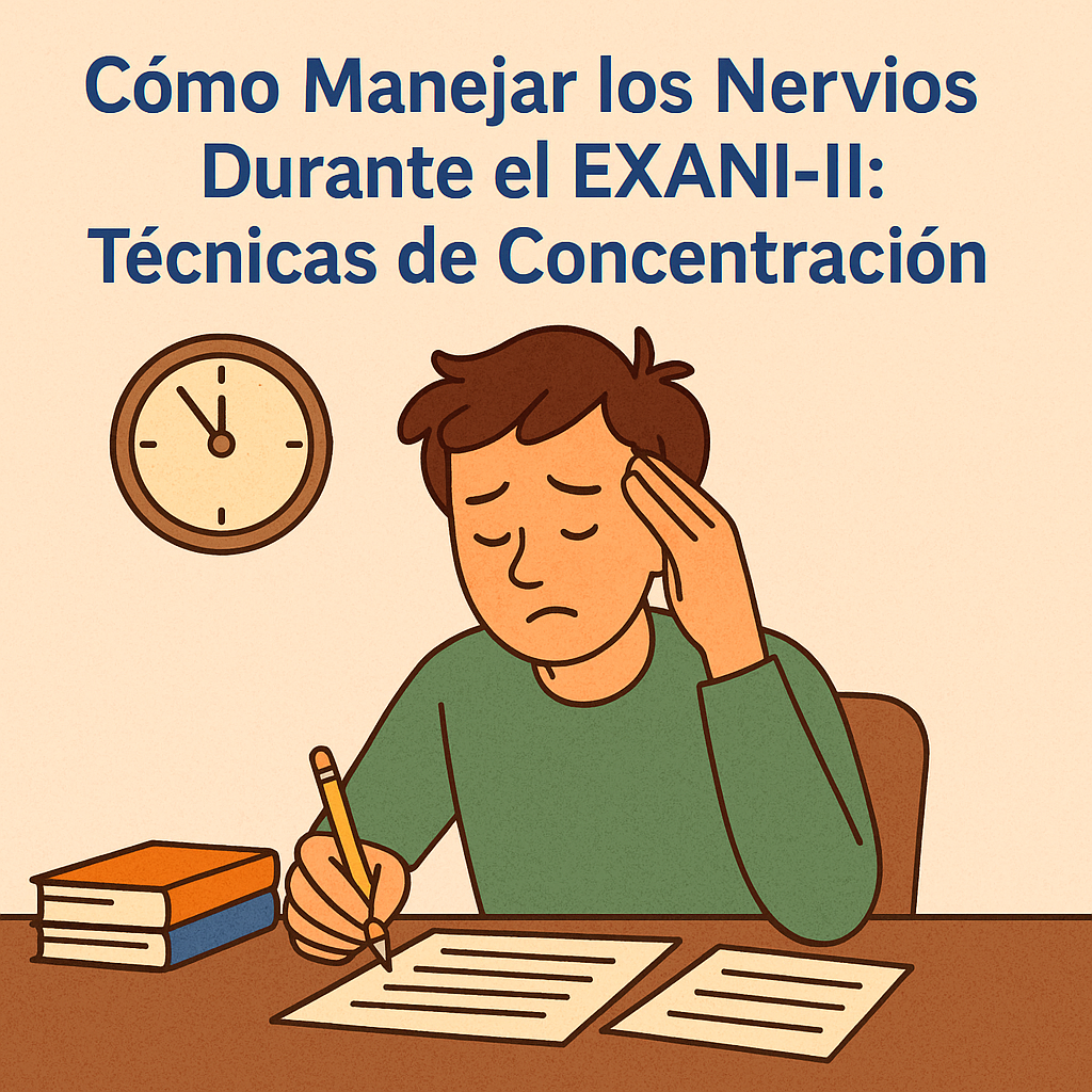 Cómo Manejar los Nervios Durante el EXANI-II: Técnicas de Concentración