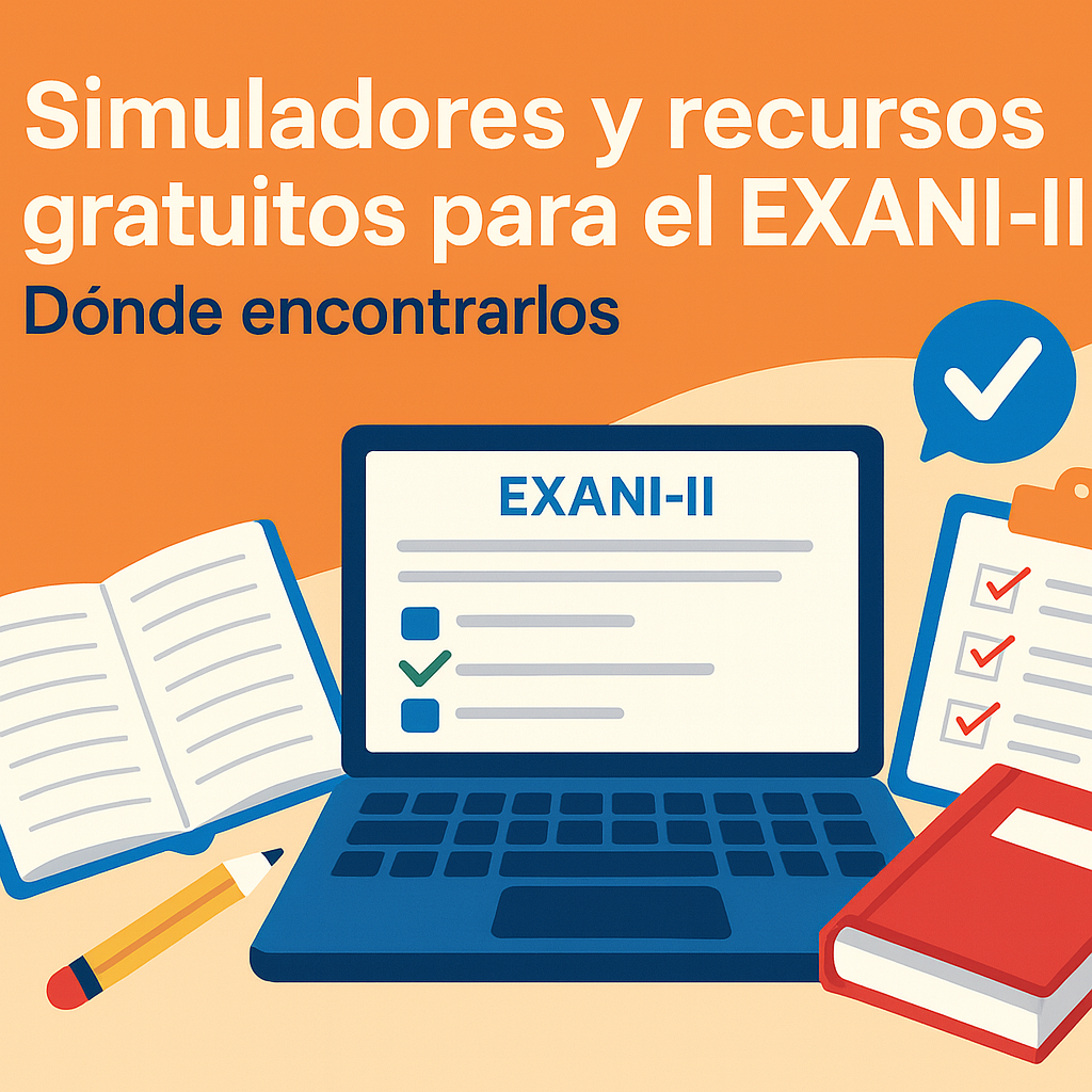 o	Lista de sitios web, plataformas y PDFs gratuitos o de bajo costo.
o	Cómo usar simuladores de forma efectiva.